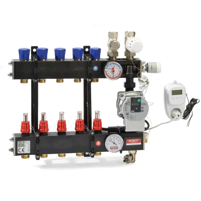 Composiet-Hybride-LTVC-verdeler-ROBOT-Vloerverwarming