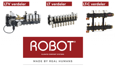 Energie besparen met de lage temperatuur systemen van Robot